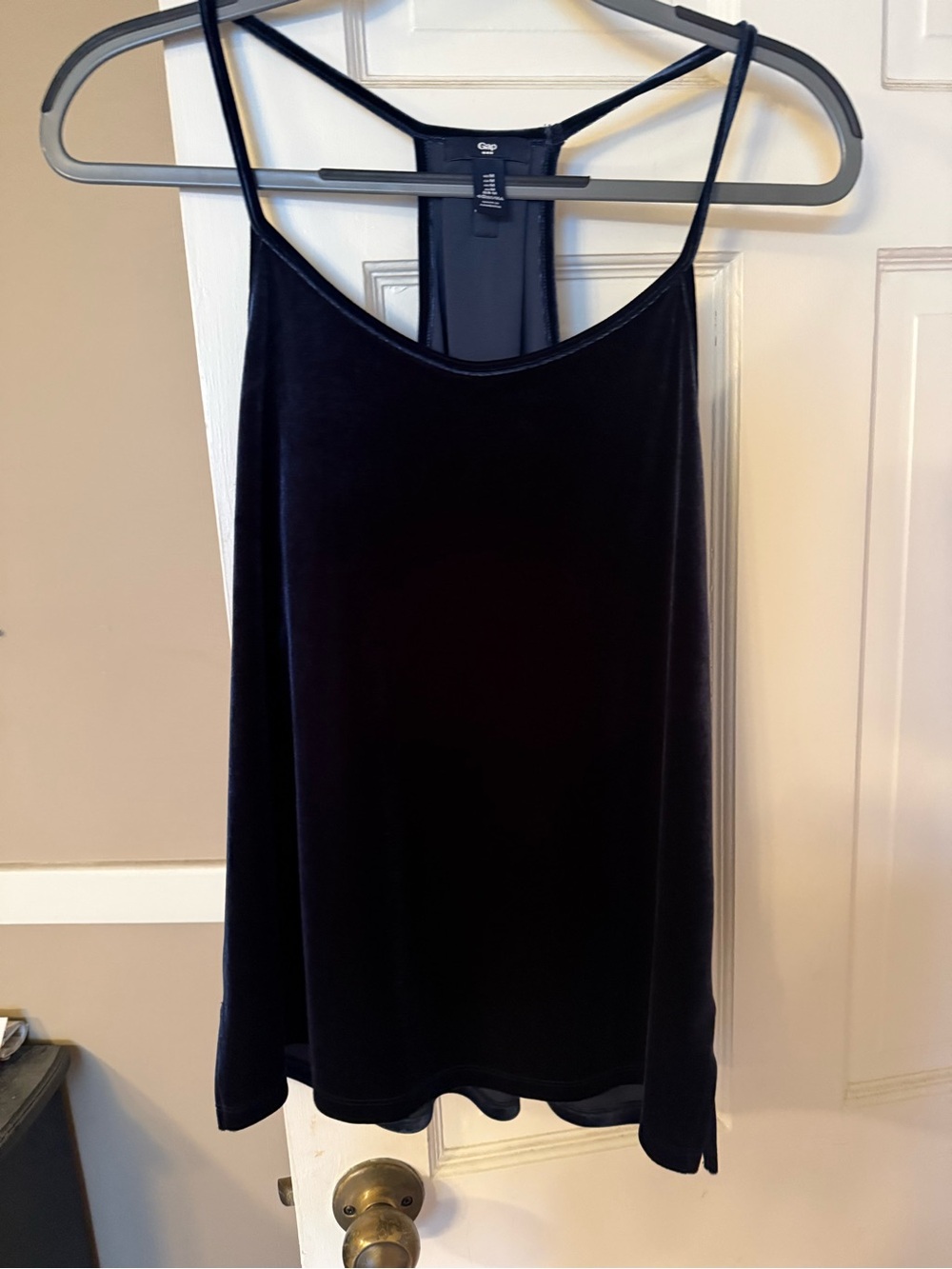 GAP Navy Velvet Racerback Camisole